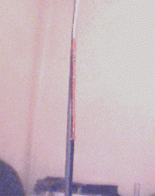 antenna in trimming position